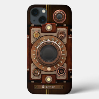 Vintage Steampunk Camera #1C iPhone 13 Case