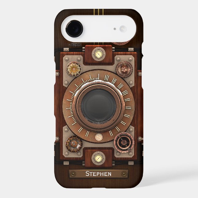 Vintage Steampunk Camera #1C Case-Mate iPhone Case (Back)