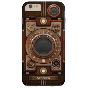 Vintage Steampunk Camera #1c Tough Iphone 6 Plus Case by poppycock_cheapskate at Zazzle