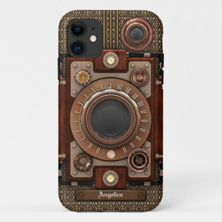 Vintage Steampunk Camera #1e (de Luxe!) Iphone 11 Case