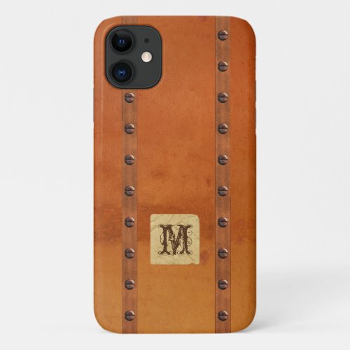 Vintage Steampunk Copper Clad iPhone 11 Case