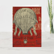 Vintage Steampunk Hot Air Ballon Ride Personalized