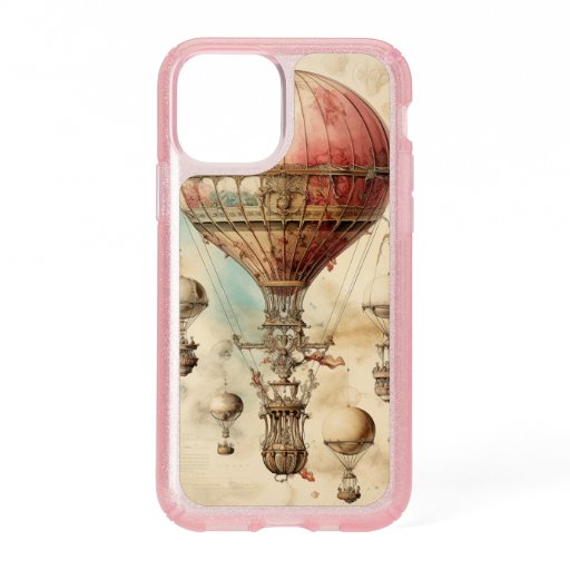 Vintage Steampunk Hot Air Balloon (4) Speck iPhone 11 Pro Case