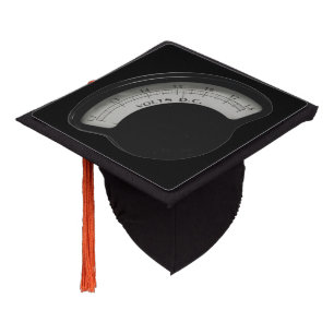 Vintage Steampunk Lab Voltmeter Graduation Cap Topper