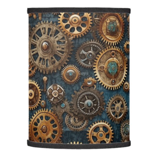 Vintage steampunk  lamp shade (Left)
