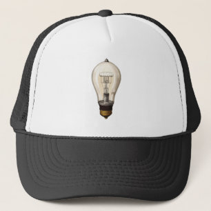 Vintage Steampunk Light Bulb Trucker Hat