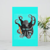 vintage steampunk octopus cricketer (Standing Front)