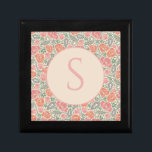 Vintage Steampunk Old Lock Key Red Poppy Gift Box<br><div class="desc">Enjoy this lovely Victorian garden pattern when giving the perfect gift. This vintage design features a dark background with brilliant red poppies, and pink roses with Steampunk old-fashioned keys and locks in an English garden, evoking the 1900s. The subtle color scheme works well with a vintage- or Victorian-style wedding, bridal...</div>