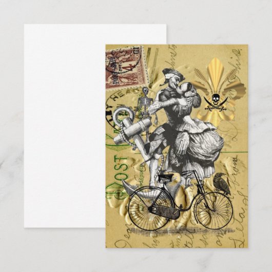 Vintage steampunk pirate (Front/Back)