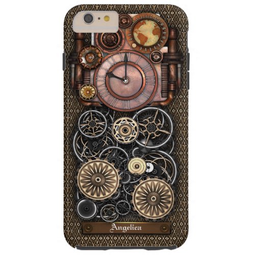 Vintage Steampunk Timepiece Redux 2 Tough iPhone 6 Plus Case
