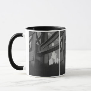 Vintage Steel Construction Skyscraper Architecture Mug