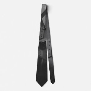 Vintage Steel Construction Skyscraper Architecture Neck Tie