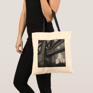 Vintage Steel Construction Skyscraper Architecture Tote Bag