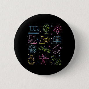 Vintage Stem Science Technology Engineering Math T Button