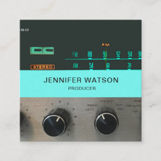 Vintage Stereo business card