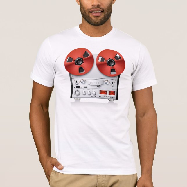 Vintage Stereo Mens T-Shirt (Front)