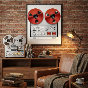 Vintage Stereo Poster