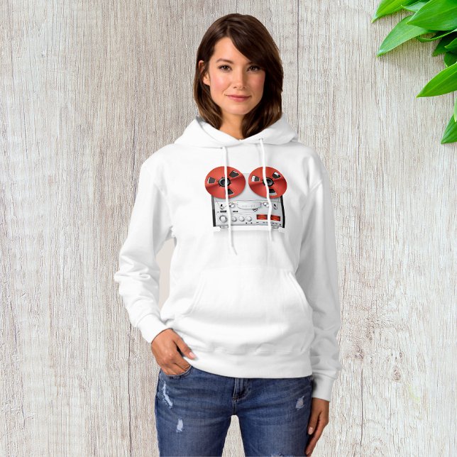 Vintage Stereo Womens Hoodie (Creator Uploaded)