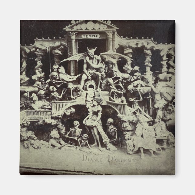 Vintage Stereoview Diableries The Devils Den Magnet (Front)