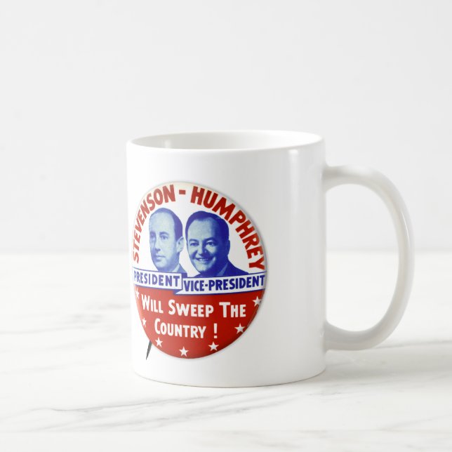 Vintage Stevenson Humphrey Campaign Button Coffee Mug (Right)