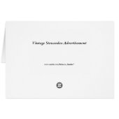 Vintage Stewardess Advertisement Cards (Back Horizontal)
