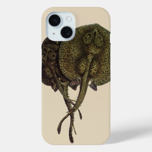 Vintage Sting Rays Stingrays Marine Life Animals iPhone 15 Case
