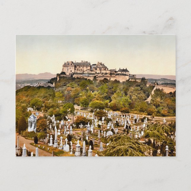 Vintage Stirling Castle Scotland Postcard (Front)