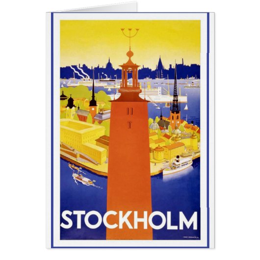 Vintage Stockholm Sweden (Front)