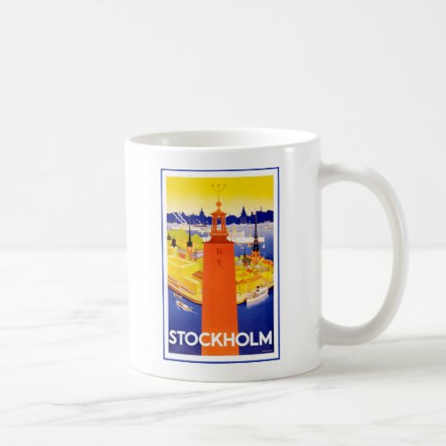 Vintage Stockholm Sweden Coffee Mug