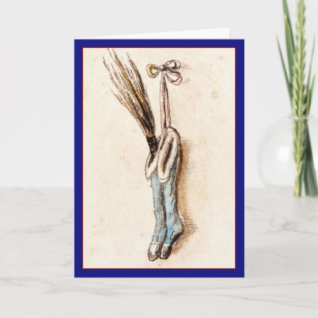 Vintage Stockings - Christmas Card (Front)