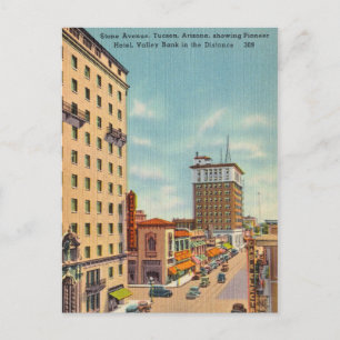 Vintage Stone Avenue, Tucson, Arizona Postcard