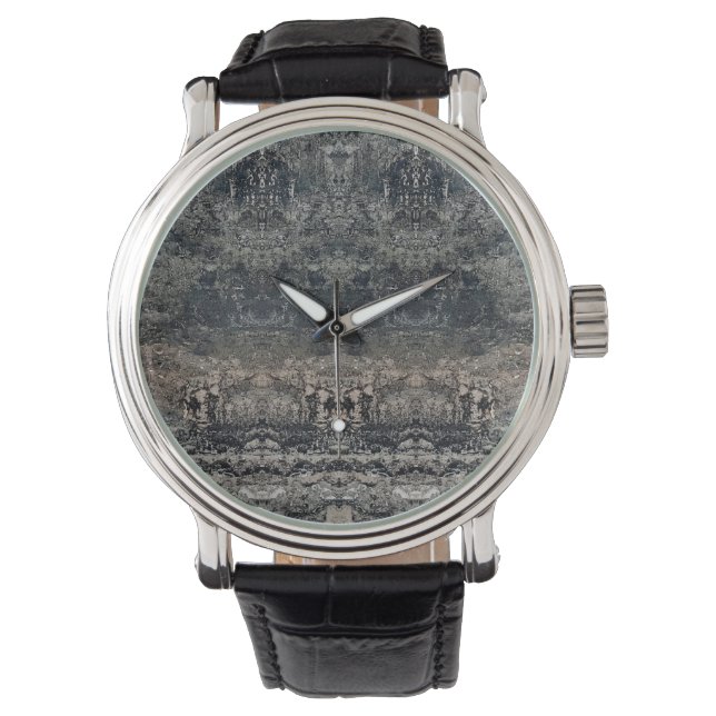 Vintage Stone Grey Pattern Watch (Front)