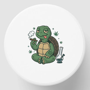 Vintage Stoner Turtle Vector Shirt Design_1 Mini Candle Favors