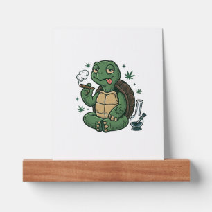 Vintage Stoner Turtle Vector Shirt Design_1 Picture Ledge