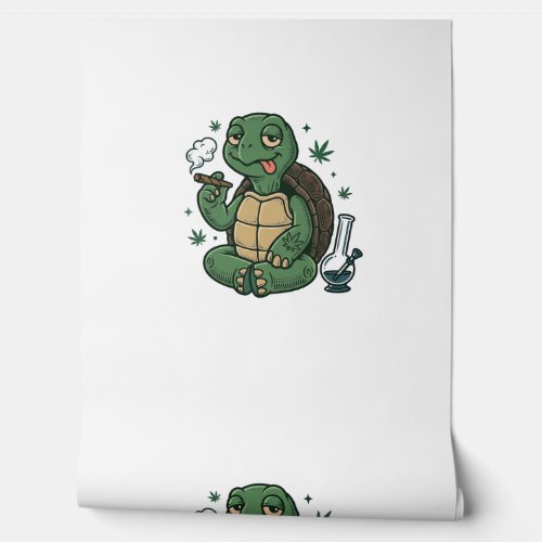 Vintage Stoner Turtle Vector Shirt Design_1 Wallpaper