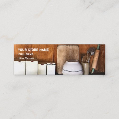 Vintage Store / Bake Shop Business Cards