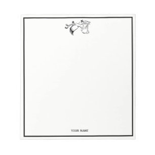 Vintage Stork Delivering a Baby #1 Notepad