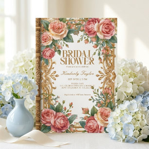 Vintage Story Book New Chapter Bridal Shower Invitation