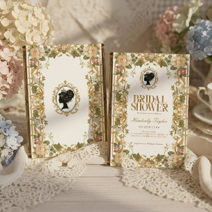 Vintage Story Book New Chapter Bridal Shower Invitation