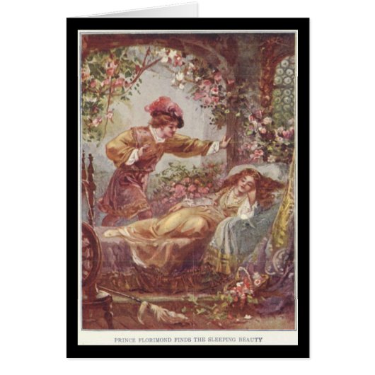 vintage storybook art from sleeping beauty (Front)