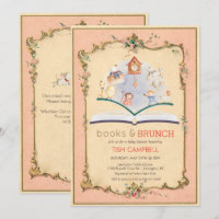 Vintage Storybook Baby Shower Invitation