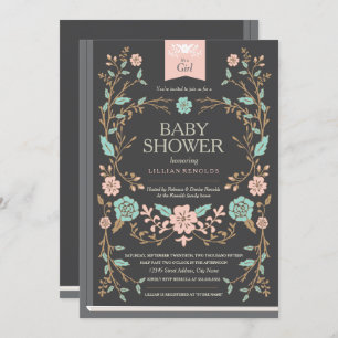 Vintage Storybook Baby Shower Invitation