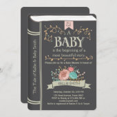 Vintage Storybook Baby shower invitation Unisex (Front/Back)
