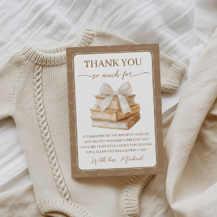 Vintage Storybook Birthday Thank You Card