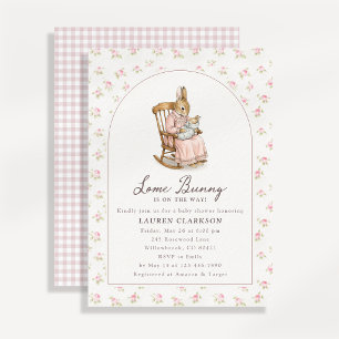 Vintage Storybook Inspired Some Bunny Baby Shower Invitation