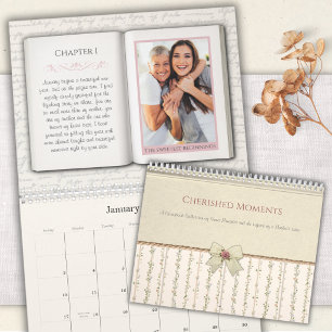 Vintage Storybook Mother Daughter Photo Calendar