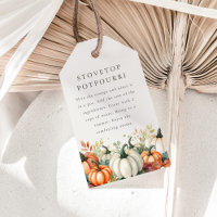 Vintage Stovetop Potpourri Thanksgiving Favor Tags