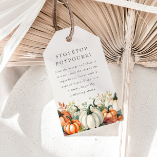 Vintage Stovetop Potpourri Thanksgiving Favor Tags