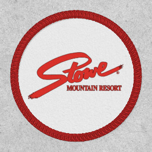 Vintage Stowe, VT outdoor winter trails ski slops  Patch