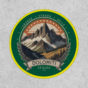 Vintage Strada statale 48 delle Dolomiti Patch